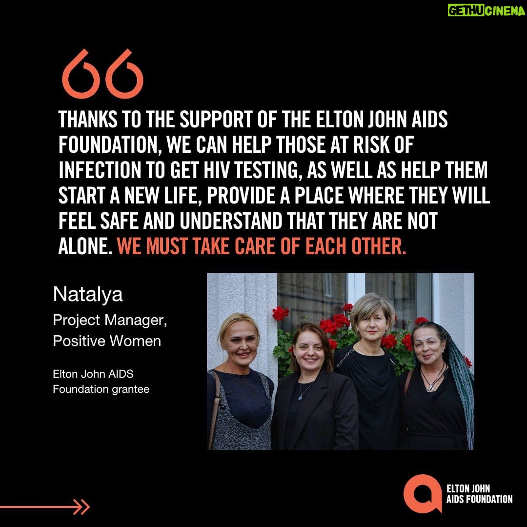 Elton John Instagram - To witness the scale of suffering and see the ever-increasing toll the past two years of war is having on the people of Ukraine is simply devastating. 14.6 million Ukrainians will need humanitarian assistance in 2024, including approximately 250,000 people living with HIV and a further 600,000 at risk of the disease. These are people – vulnerable before the start of the war – whose lives have been ripped apart and are now facing crippling barriers to life-saving testing and treatment. My Foundation is determined to do everything it can to ensure people get the vital HIV/AIDS services they so desperately need and this month, we are providing a further $2.9million to local partners to deliver life-saving support and treatment. Find out more @ejaf.