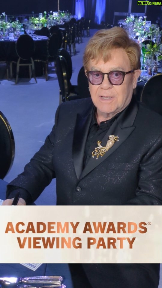 Elton John Instagram - My #oscars ballot is sealed! Excited for an unforgettable evening ahead at #EJAFOscars as we come together to celebrate Hollywood’s biggest night while supporting the work @ejaf is doing for communities all over the world.