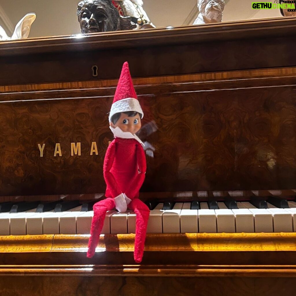 Elton John Instagram - We’ve been Elf on the Shelf fans since the boys were little so it’s been great to see parents and children create their own Elftons! I’ve been so inspired by all the @elfontheshelf fun, I thought we had to share some of our own! #ElftonJohn