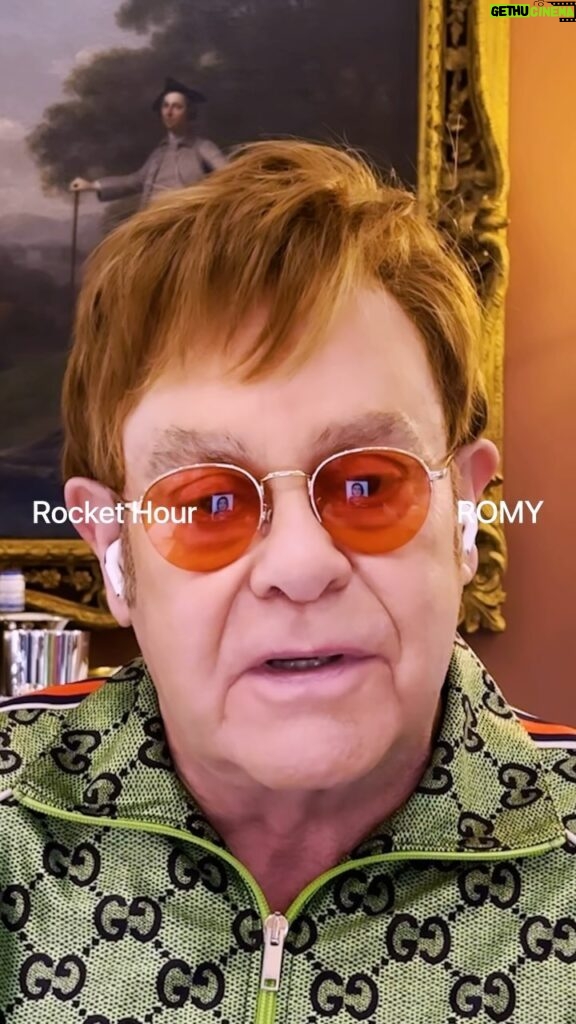 Elton John Instagram - Thank you so much icon @eltonjohn for having me on your #RocketHour radio show 🚀💕 safe to say I was pretty lost for words!! It was truly such an honour to speak with you about Mid Air! Thank you for your kindness and your generosity, you’re so inspiring and I’m so in awe at how you celebrate new music 💕💕💕 you can listen now on @AppleMusic 💚