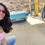 Emeraude Toubia Instagram - Newest member of my family made a guest star appearance in @withloveonprime S2 ;) 🚙 !! Also, I may or may not know the premiere date 🤫💕 p.s shout out to my stand-in / body double @thedanielleflores for always rocking it !! @primevideo @amazonstudios 💙💛