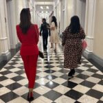 Emeraude Toubia Instagram - Painted it #WITHLOVE Red ❤️ at the White House! Beautiful day speaking to Latine & LGBTQIA+ stakeholders about the importance of inclusion in storytelling! Thank you @gloriakellett and the amazing team at @amazonstudios 🖤 White House Washigton DC