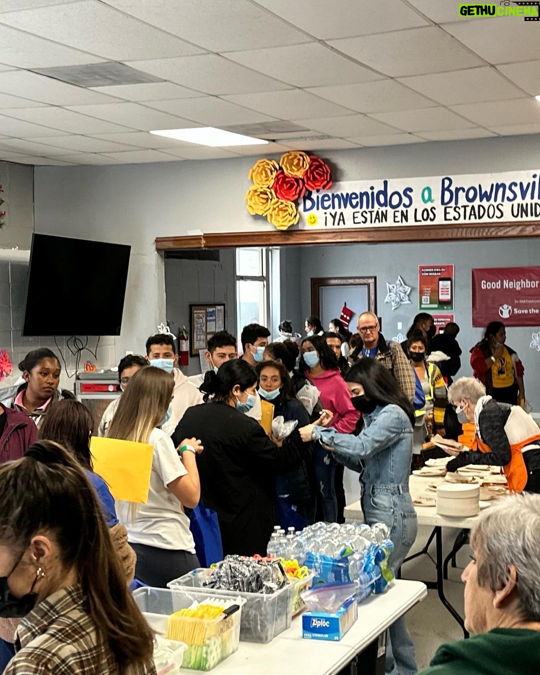 Emeraude Toubia Instagram - Every day is holiday season for @teambrownsville! Working nonstop to get asylum seekers the help they need to live lives of safety, freedom and dignity. Today I joined Team Brownsville to bring a smile, comfort, information and supplies to people in need. To my local friends, I ask you to help with donating food, feminine hygiene products, baby food, etc. And to my friends around the world, please donate through their website. I urge you to help Team Brownsville or any charity of choice, not only this holiday season, but year round. It’s not the size of the present; it’s the size of your heart. Our future starts now! Brownsville, Texas