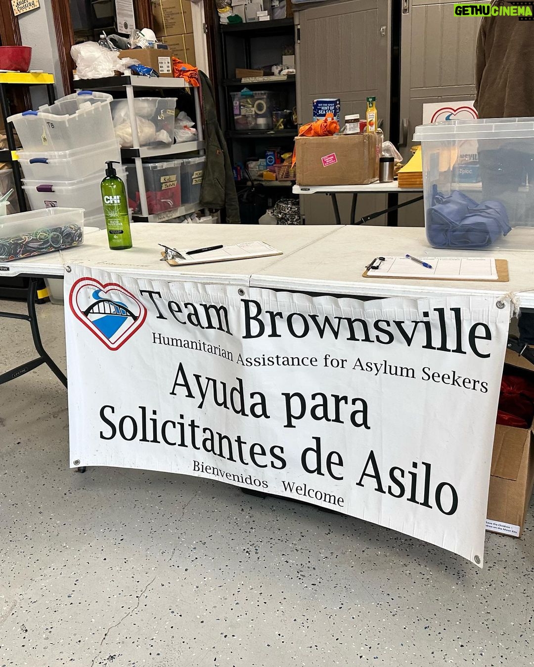 Emeraude Toubia Instagram - Every day is holiday season for @teambrownsville! Working nonstop to get asylum seekers the help they need to live lives of safety, freedom and dignity. Today I joined Team Brownsville to bring a smile, comfort, information and supplies to people in need. To my local friends, I ask you to help with donating food, feminine hygiene products, baby food, etc. And to my friends around the world, please donate through their website. I urge you to help Team Brownsville or any charity of choice, not only this holiday season, but year round. It’s not the size of the present; it’s the size of your heart. Our future starts now! Brownsville, Texas
