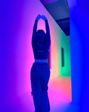 Emeraude Toubia Instagram - color in time and space. Chromosaturation by Carlos Cruz Diez