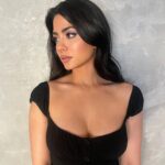 Emeraude Toubia Instagram - 💜💙🖤 Los Angeles, California