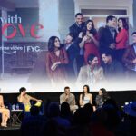 Emeraude Toubia Instagram – The @primevideo Experience #FYC @televisionacad @amazonstudios panel! 💙💛

Our @withloveonprime cast, ‘glorious’ leader @gloriakellett and radiant moderator @evalongoria !! ❤️ Los Angeles, California