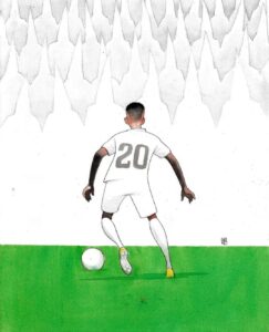 Emicida Instagram - Imenso dentro das 4 linhas, Abusurdamente maior ainda fora delas! Todo apoio ao nosso irmão @vinijr