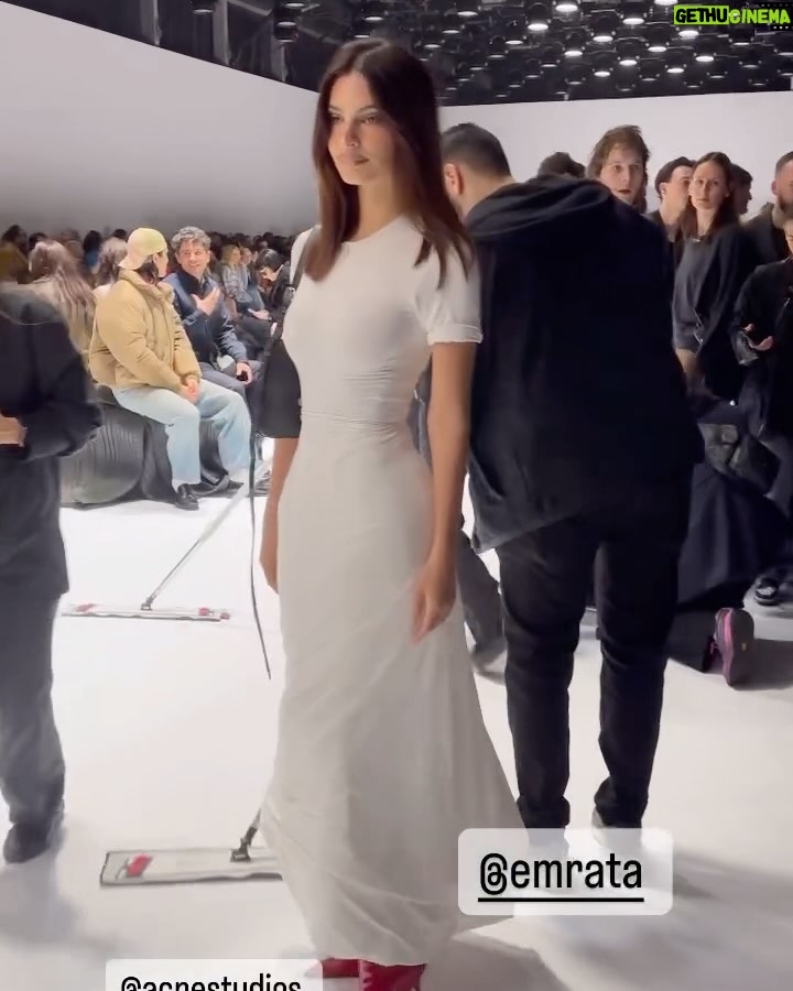 Emily Ratajkowski Instagram - merci! @nicolas.difelice @courreges @acnestudios Paris, France