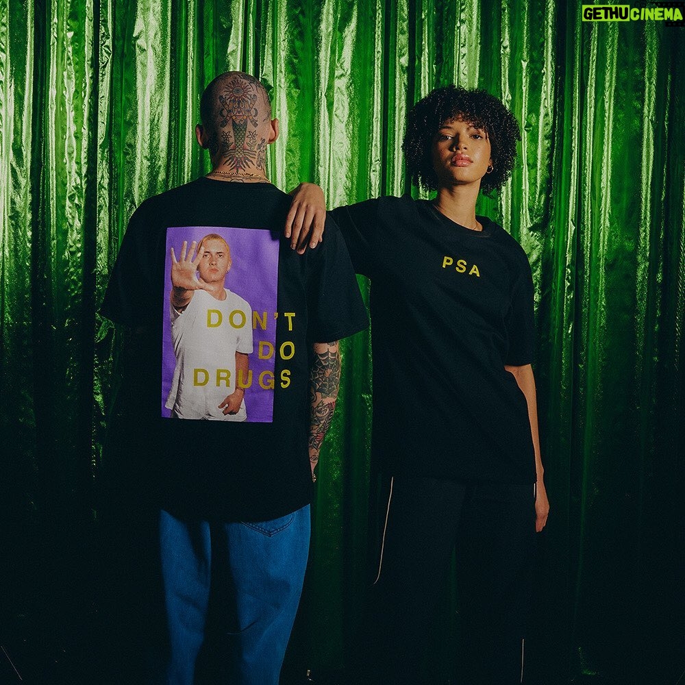 Eminem Instagram - STILL DON’T GIVE A FUCK... 25 Years Later! 🖕 Slim Shady LP 25th Anniversary capsule out now!! Link in bio #SSLP25