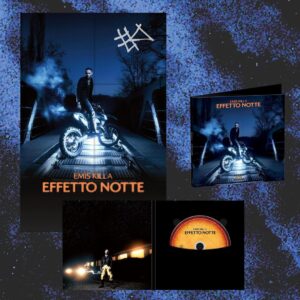 Emis Killa Instagram - Per mesi mi avete fatto la stessa domanda insistentemente. Ci avete sperato, lo avete immaginato, disegnandolo a vostro piacimento nella vostra mente e alla fine è arrivato.
“EFFETTO NOTTE”, l’album più importante della mia carriera.
Fuori ovunque il 19 maggio.