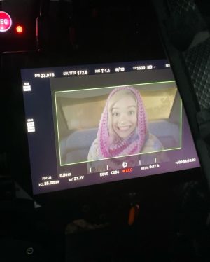 Emma Myers Instagram - make sure you wear a snood today. it’s cold out