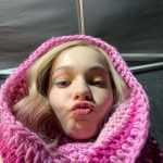 Emma Myers Instagram – make sure you wear a snood today. it’s cold out