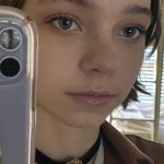 Emma Myers Instagram - If you look closely, you can see the pillow fort I made in the background