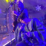 Emma Myers Instagram - rubber babies, stuffed dogs, masks made of crash dummy skin, and Brady absolutely killing it on the tambourine #familyswitch