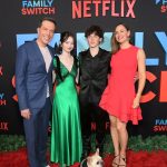 Emma Myers Instagram - couple more from the Family Switch premiere:) bts coming soon....