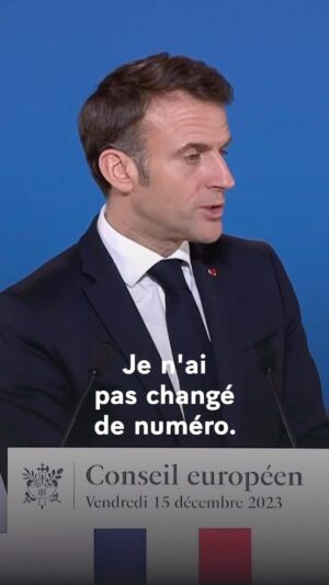 Emmanuel Macron Instagram - Si le Président Poutine a une volonté de dialoguer pour la paix dans le respect du droit international et de la souveraineté de l’Ukraine, je n’ai pas changé de numéro.