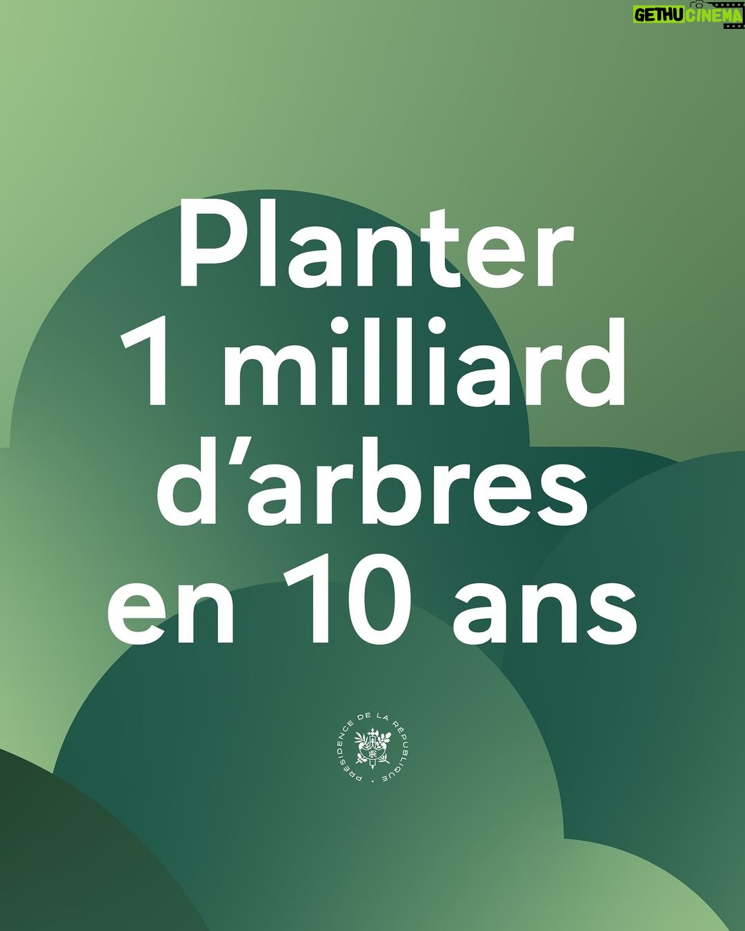 Emmanuel Macron Instagram - Plus de 70 millions d’arbres plantés en 2023. On accélère pour atteindre notre objectif.