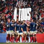 Emmanuel Macron Instagram – Le XV l’a bien montré : la France est une grande nation du rugby mondial.

Merci d’avoir fait vibrer tout le pays et d’avoir porté nos couleurs avec panache. À jamais derrière vous !

Bravo à l’Afrique du Sud et aux demi-finalistes de cette Coupe du monde.