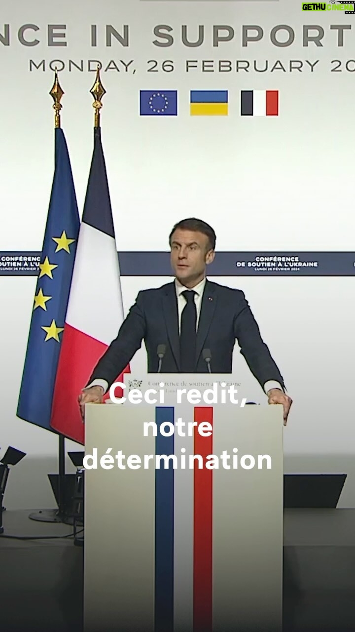 Emmanuel Macron Instagram - Aux côtés de l’Ukraine, avec nos partenaires nous serons là résolument, aussi longtemps que nécessaire et quoi que cela exige.