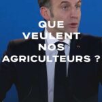 Emmanuel Macron Instagram – Que demandent nos agriculteurs ?

Ils veulent pouvoir produire une alimentation de qualité tout en vivant dignement de leur travail, de manière plus apaisée.

C’est plus que légitime.