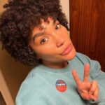 Emmy Raver-Lampman Instagram - II VOTE. II Absentee Voting