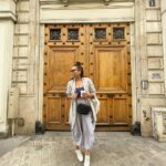 Emmy Raver-Lampman Instagram - II SEARCHING. FOR. CROISSANTS. II Paris, France