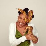 Emmy Raver-Lampman Instagram - II SNAKE. CHARMIN. II