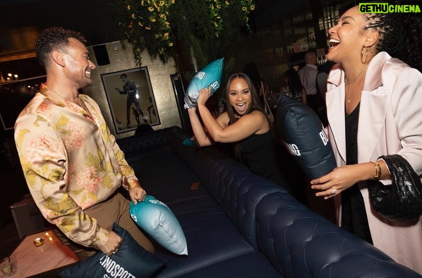 Emmy Raver-Lampman Instagram - II PILLOW. FIGHTS. AND. POSES. II Los Angeles, California