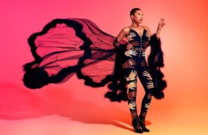 Emmy Raver-Lampman Instagram - II WATERMELON. SUGAR. SKY. II ⠀
Photo: @mattbarnesphoto 
Styling: @marcandrewsmith 
MakeUp: @summerogrady 
Hair: @iamaraxilindsey