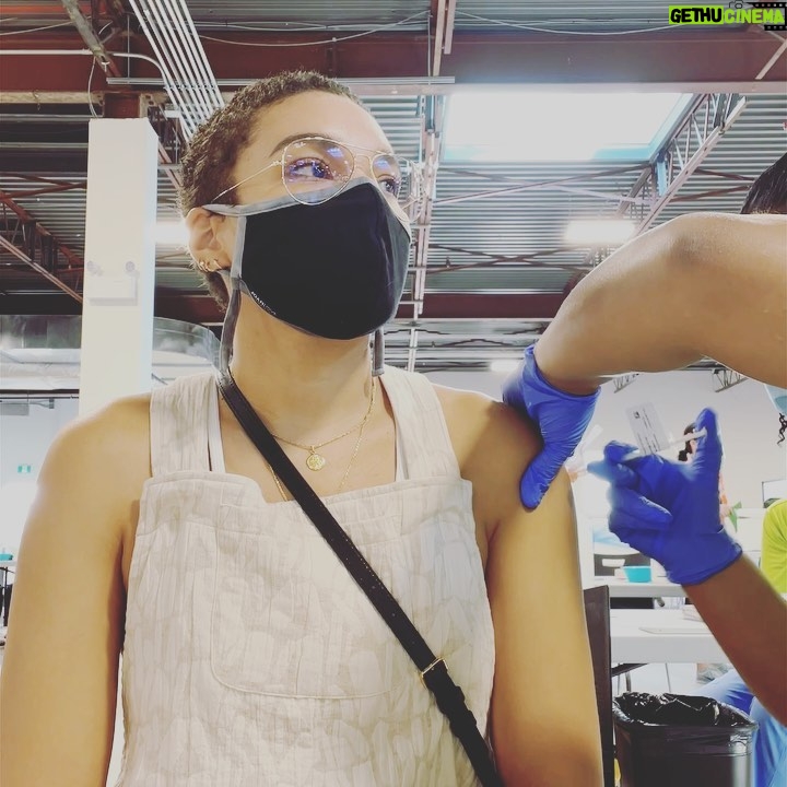 Emmy Raver-Lampman Instagram - II HALF. VAXXED. II Toronto, Ontario