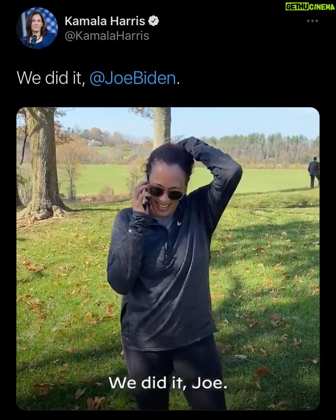 Emmy Raver-Lampman Instagram - II WE. DID. IT. II #bidenharris2020 United States