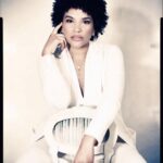 Emmy Raver-Lampman Instagram - II SCHÖN. II Photos • @duggangram Styling • @orettac MUA• @shadaraholmes.mua //@lancomeofficial Hair • me! Look One • @nells.nelson // @piaget Look Two • @michaelkors // @piaget // @scarosso