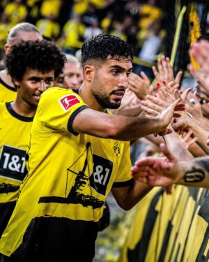 Emre Can Instagram - Proud to captain the team to our first three points ⚫️🟡

Dank an alle Fans für die Unterstützung! 🙌🏽