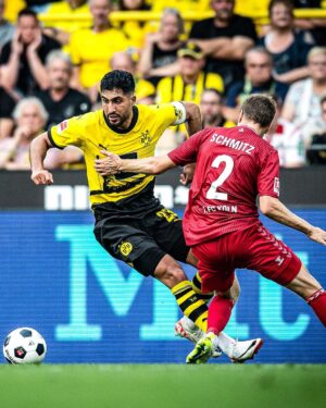 Emre Can Instagram - Proud to captain the team to our first three points ⚫️🟡

Dank an alle Fans für die Unterstützung! 🙌🏽
