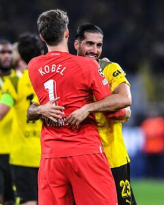 Emre Can Instagram - Round of 16 ✅️ well done team ⚫️🟡 #UCL #weCan SIGNAL IDUNA PARK