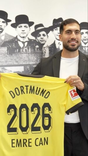 Emre Can Instagram - 𝐋𝐨𝐧𝐠𝐞𝐫 𝐢𝐧 ⚫🟡! Proud to have extended my contract, the journey continues 🙌🏽 

Can’t wait to start the new season, HEJA BVB! #weCan