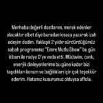 Emre Mutlu Instagram - 🖐🏻