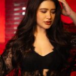 Ena Saha Instagram - Stressed but blessed 🧡 #enasaha #photooftheday #photoshoot #actress #blackandred #dress #trending #statement #tollywood #tollywoodonline #outfitoftheday #actorslife #home #sunset #light #explorepage #explore #t2puparazzi