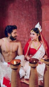 Ena Saha Instagram - শুভ বিবাহ #biye #wedding #marriage #benglibride #bongbeauties #enasaha #rudrasaha