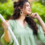 Ena Saha Instagram - It is what it should be #enasaha #photooftheday #photoshoot #actress #lightgreen #dress #trending #statement #tollywood #tollywoodonline #outfitoftheday #actorslife #home #sunset #light #explorepage #explore #t2puparazzi