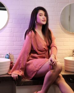 Ena Saha Instagram - I don't need your approval darling.... #enasaha #photooftheday #photoshoot #actress #pink #dress #trending #statement #tollywood #tollywoodonline #outfitoftheday #actorslife #home #sunset #light #explorepage #explore #t2puparazzi