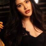 Ena Saha Instagram - Stressed but blessed 🧡 #enasaha #photooftheday #photoshoot #actress #blackandred #dress #trending #statement #tollywood #tollywoodonline #outfitoftheday #actorslife #home #sunset #light #explorepage #explore #t2puparazzi
