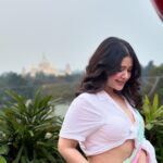 Ena Saha Instagram - #swarasti_puja_special❤️ and saree 😁