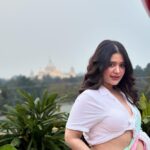 Ena Saha Instagram - #swarasti_puja_special❤️ and saree 😁