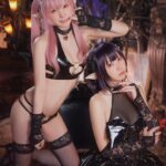 Enako Instagram - ✨🎃𝐇𝐚𝐩𝐩𝐲 𝐇𝐚𝐥𝐥𝐨𝐰𝐞𝐞𝐧🎃✨ 今年のハロウィンはサキュバス姉妹😈💓😈 #halloween #halloweencostume