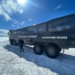 Enrique Gil Instagram – Welcome to Base camp 🥶 Langjokull Glacier, Iceland