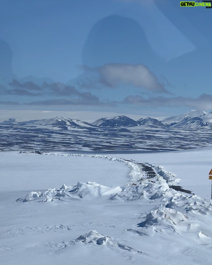 Enrique Gil Instagram - Into the thick of it ❄️ Langjokull Glacier, Iceland