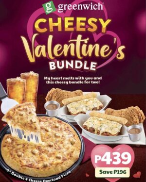 Enrique Gil Instagram - Feeling cheesy this February? Grab the Greenwich Valentines bundle for your special someone 😉❤️ promo starts from feb 10-14 2022 stay cheesy everbody!
