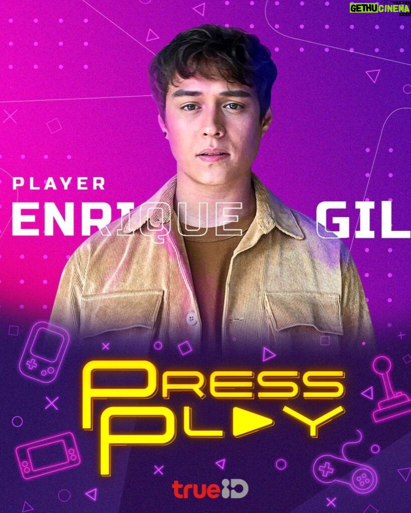 Enrique Gil Instagram - I'm ready to Press Play! I put my video game knowledge to the test in this new quiz show. Catch it for free on TrueID app, now available on Google PlayStore!